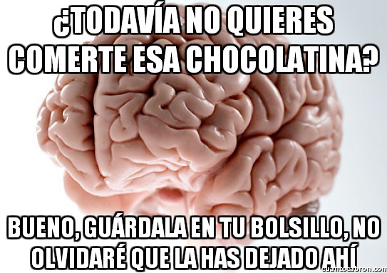 Cerebro_troll - Nunca te guardes una chocolatina