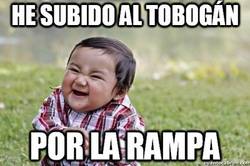 Enlace a He subido al tobogán