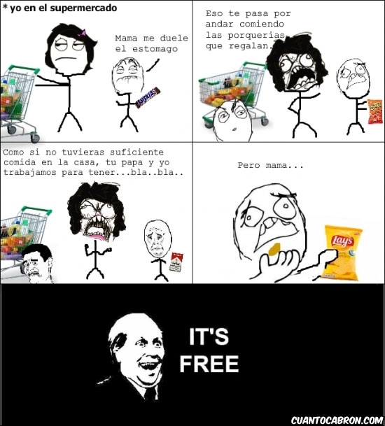 Its_free - Sábado en el supermercado y las muestras gratuitas