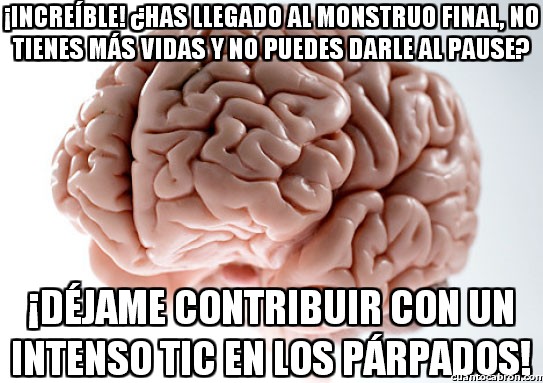 cerebro troll,contribuir,juego,monstruo final,parpados,pausa,pause,vidas