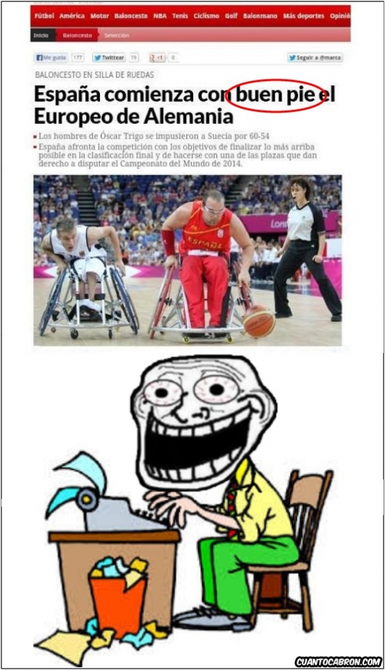 basket,buen pie,Europeo de Alemania,marca,noticia,paralimpicos,redactor,silla de ruedas