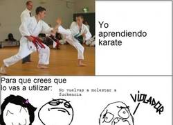 Enlace a Aprendiendo karate
