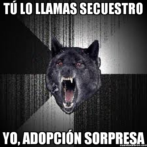 adopcion,lobo,secuestro,sorpresa