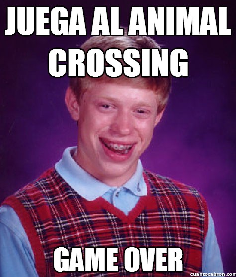 animal crossing,bad luck,eso no posible es,game over,mala suerte
