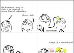 Enlace a Tres huevos por 10 euros.