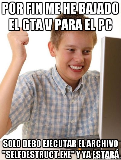 Novato_internet - ¡Ya tengo el GTA V para PC!
