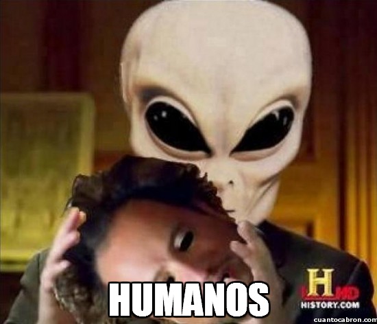 alien,eso explicaría todo,estrañar,humanos,loco,máscara
