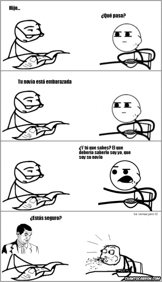 cereal guy,if you know what i mean,padre,padre troll,periódico