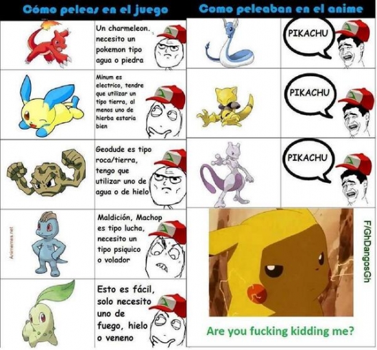 Kidding_me - Pokémon y su lógica aplastante