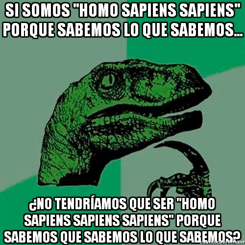 Philosoraptor - Homo sapiensception