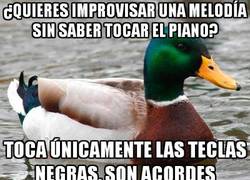 Enlace a Truquito para vacilar con el piano sin tener ni idea