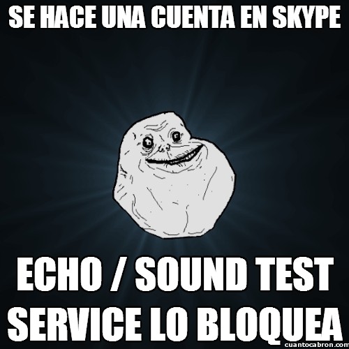 bloquear,echo sound test service,skype,test de sonido