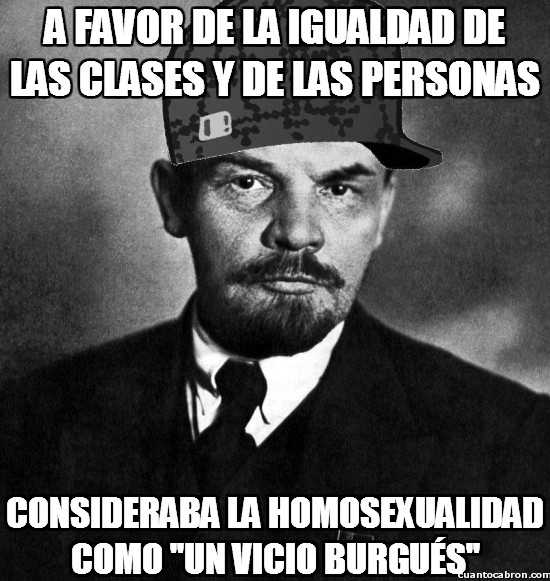 comunismo,homofobo,homosexualidad,igualdad,lenin,pequeño burgues,vicio,“La homosexualidad es un vicio burgués y una perversión fascista” Stalin