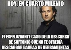 Enlace a Softonic y sus misterios