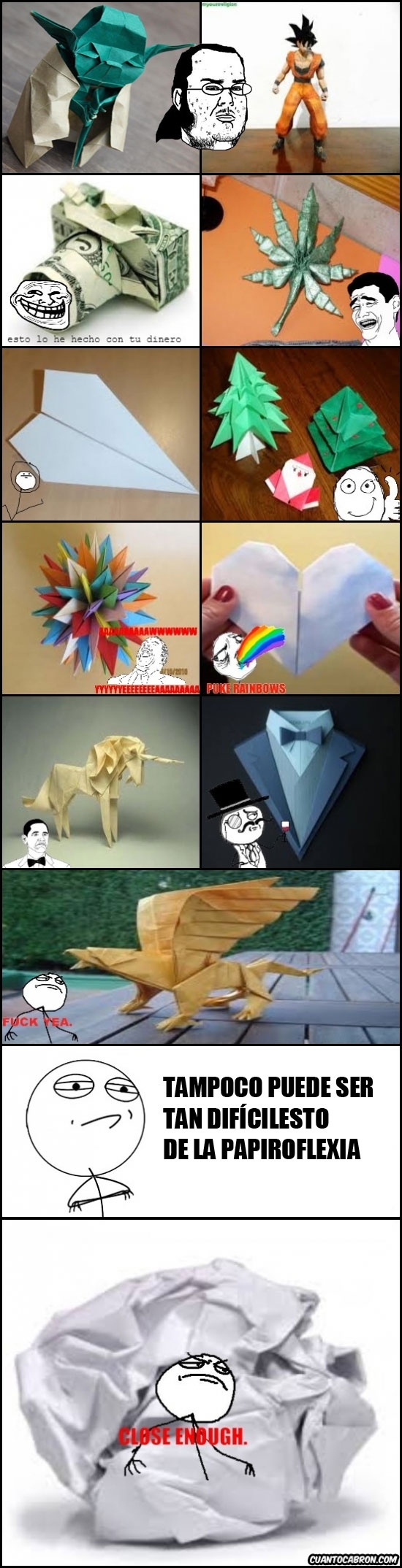 bola de papel,close enough,díficil,origami,papiroflexia,perfectamente mal