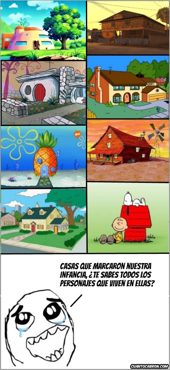 casas,de diferentes epocas,dibujos animados,nostalgia,series