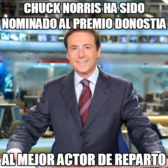 chuck norris,mejor actor de reparto,nominado,premio donostia