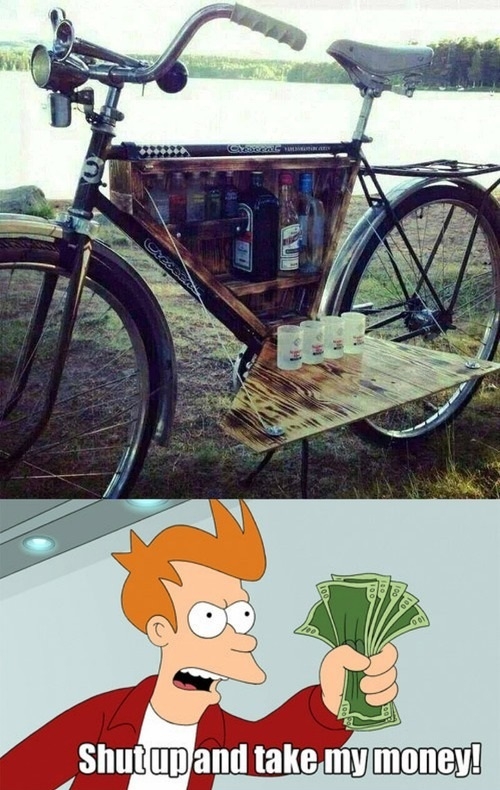 Fry - ¡Qué preciosa bicicleta!