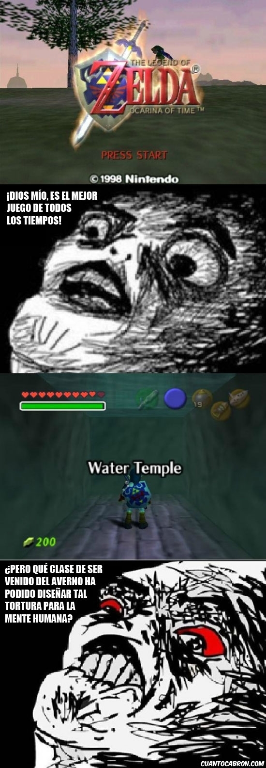 Inglip - [Tema de la semana] Todo es felicidad y disfrute en el Zelda hasta que aparece el Templo del Agua