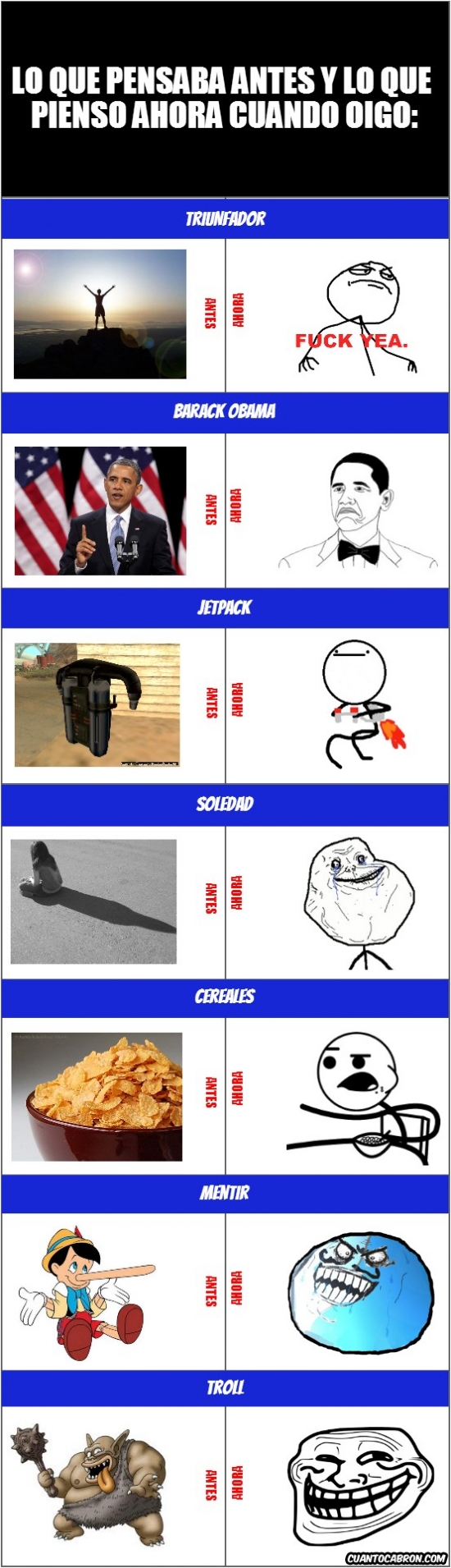 cereal guy,forever alone,mentí,not bad,nothing to do here,trollface