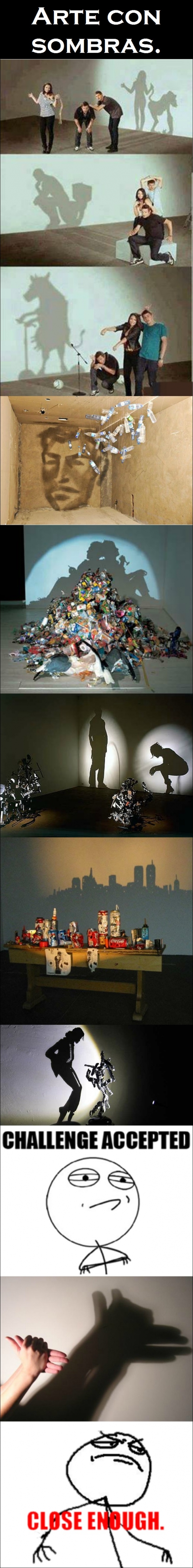 Challenge_accepted - Arte con sombras