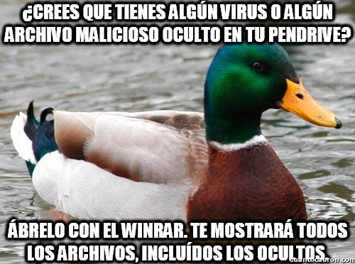 Pato_consejero - WinRar, el mejor antivirus
