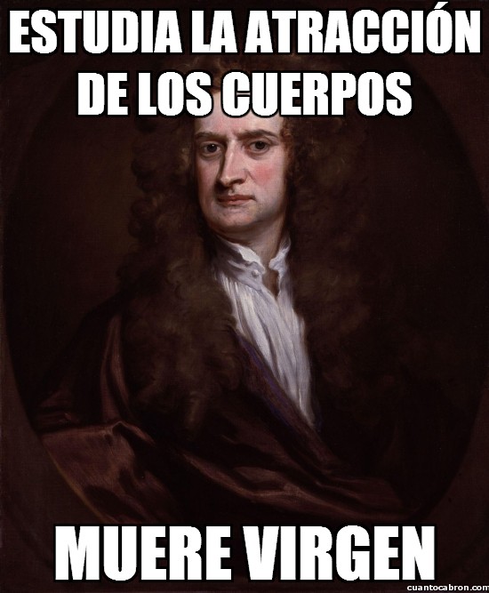 Meme_otros - Bad Luck Isaac Newton