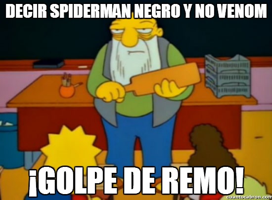 Golpe_de_remo - ¡Mira, el Spiderman negro!