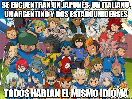 argentino,estadounidenses,Inazuma Eleven,italiano,Japonés,lógica
