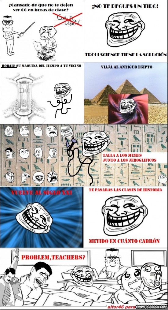 clases,egipto,jeroglíficos,memes,Trollscience