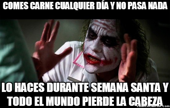 Joker - Todo el mundo pendiente de lo que comes estos días