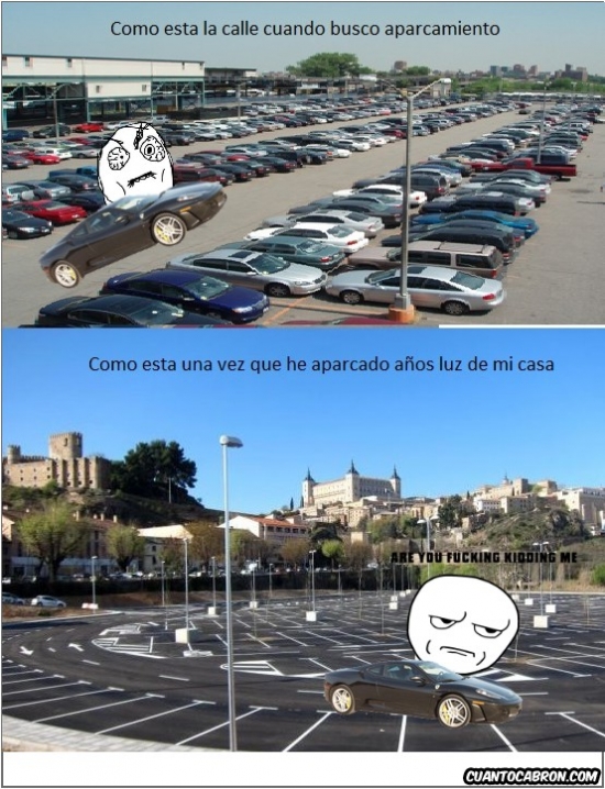 Kidding_me - La cruda realidad del aparcamiento