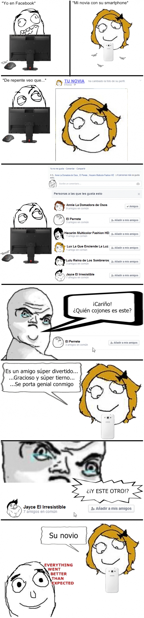 celos,everything was better than expected,facebook,fb,likes,me gusta,not okay,novia,pc,rubia,smartphone