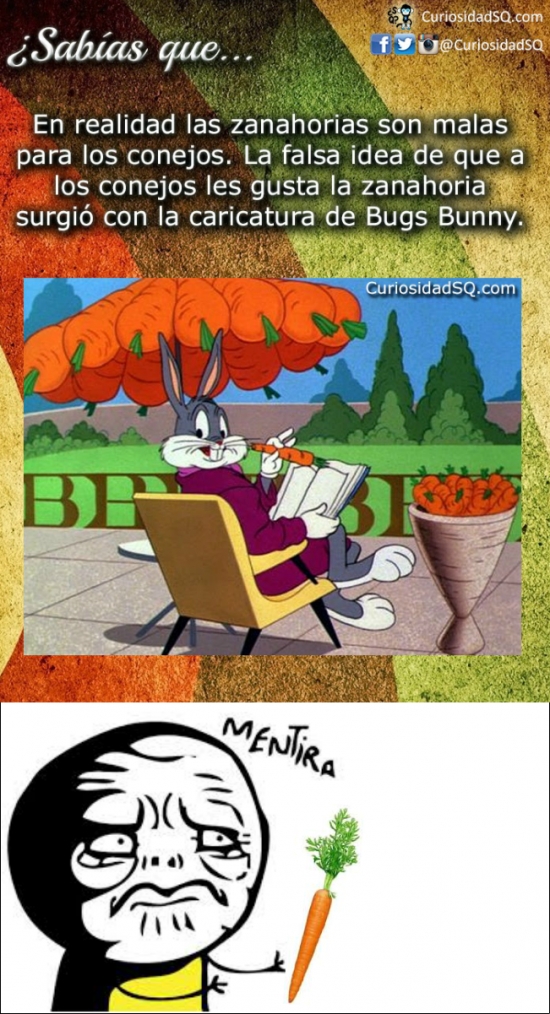 Bugs Bunny,dibujo animado,mentira,zanahorias