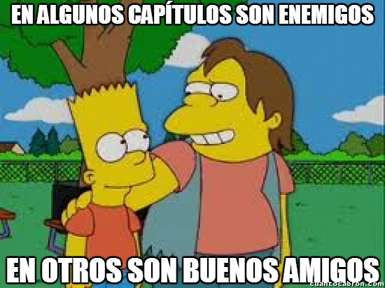 Meme_otros - Amor y odio en Los Simpson