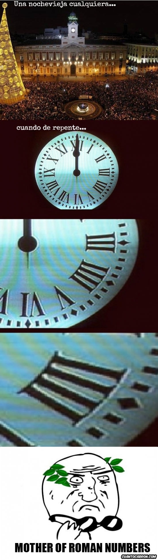 Porque en los relojes hotsell el 4 es iiii