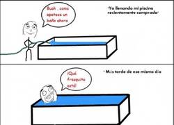 Enlace a La parte más importante de una piscina es la tela con la que taparla