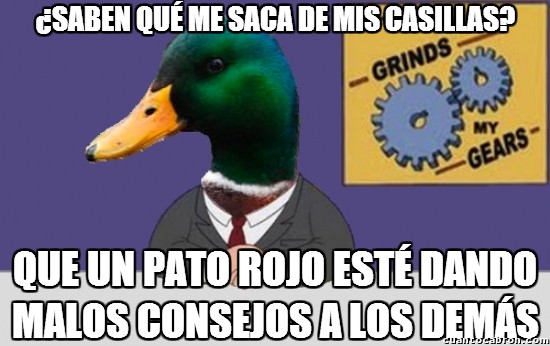 bad advice,consejo,good advice,grinds my gears,pato consejero,pato mal consejero,pato rojo,pato verde,peter griffin