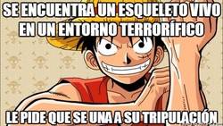Enlace a Luffy y su facilidad para hacer amigos
