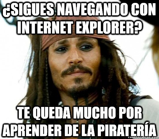 Meme_otros - Nadie sabe mejor cómo se navega que el Capitán Jack Sparrow