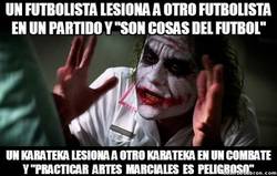Enlace a Cada deporte tiene sus riesgos implícitos, a ver si lo entendéis de una vez