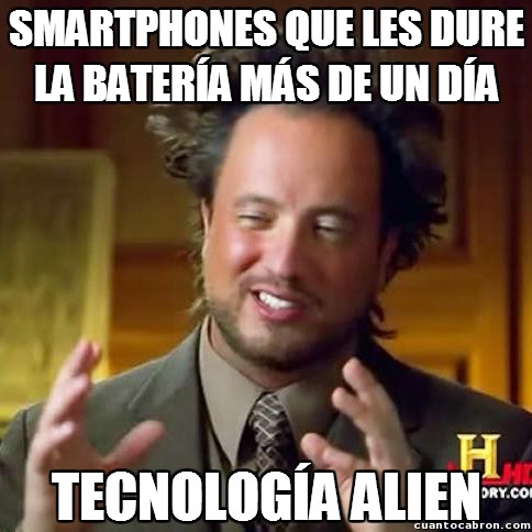 Ancient_aliens - La escasa duración de la batería de los smartphone