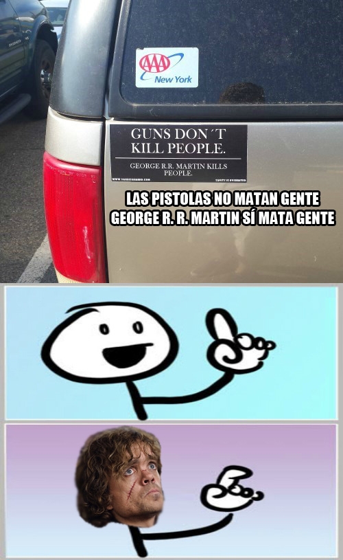 Otros - A Tyrion Lannister no le gusta esta pegatina de coche
