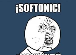 Enlace a ¡Qué pesado es Softonic!