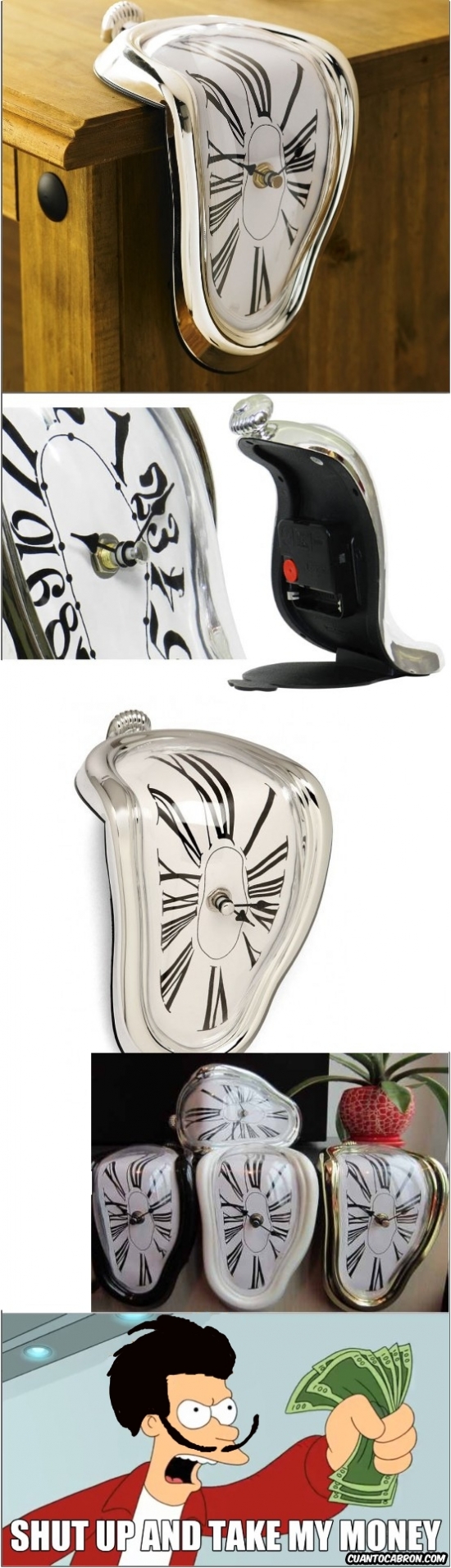 Fry - Si Dalí siguiera vivo, ¿qué pensaría de estos relojes?