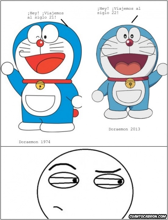 1974,2013,21,cambio,Doraemon,siglo XXI,XXII