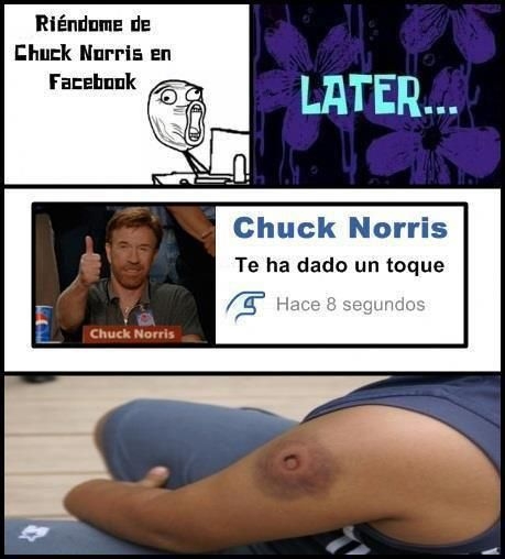 agujero,brazo,Chuck Norris,dios de la fuerza,facebook,quemado
