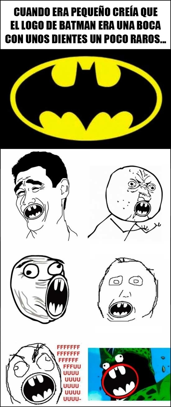 Trollface - Otra manera de ver el logo de Batman