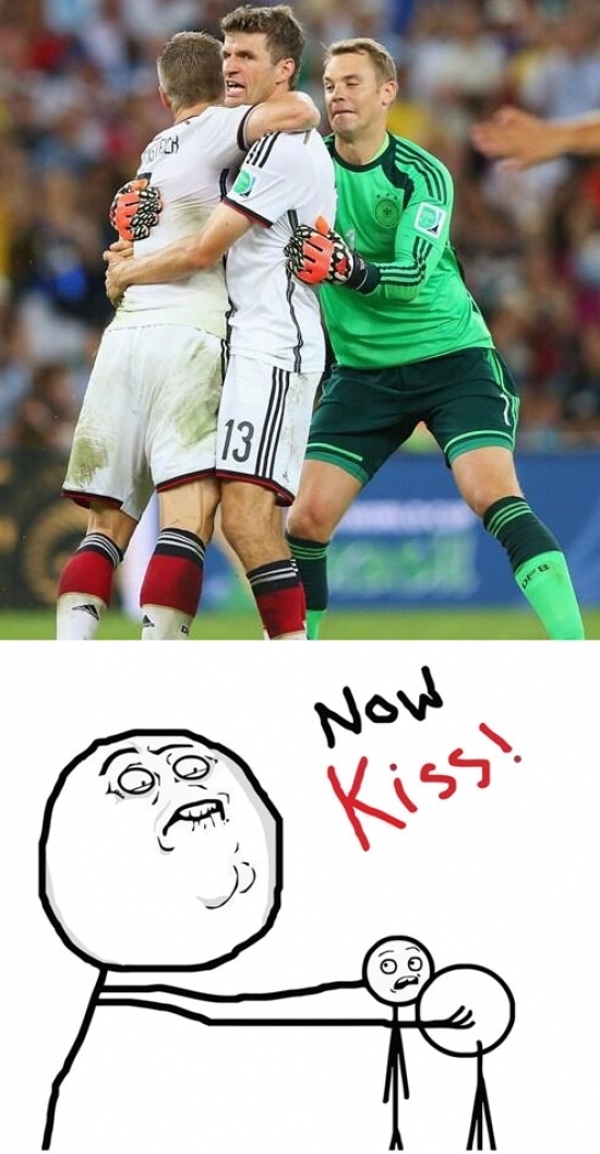 futbol,muller,mundial,Neuer,no homo,now kiss