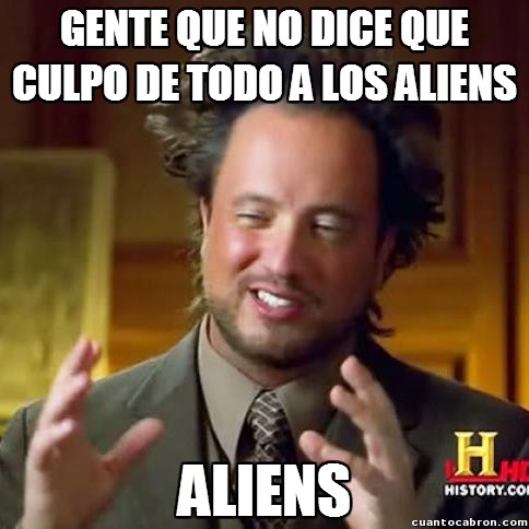 alienception,aliens,culpar,el loco de los aliens,History